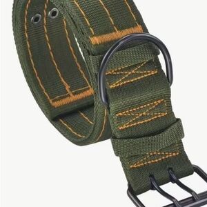 Olive Green Dog Collar
